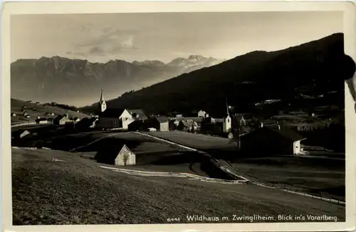 Wildhaus m. Zwingliheim, Blick ins Vorarlberg -507202