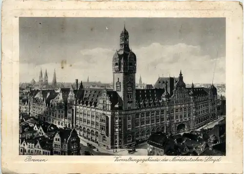 Bremen, Verwaltungsgebäude der Norddeutschen LLoyd -375650