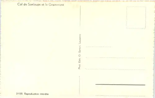 Col de Sonloups et le Grammont -507576