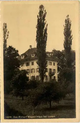 Das Richard Wagner Haus bei Luzern -508400