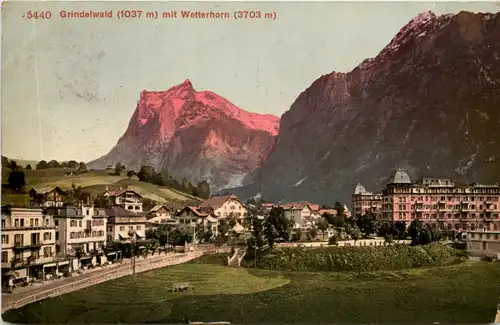 Grindelwald mit Wetterhorn -508460