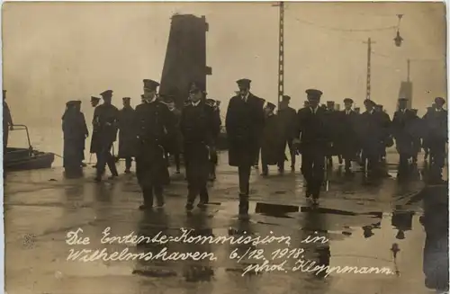 Wilhelmshaven - Die Entente Kommision 1918 -481160