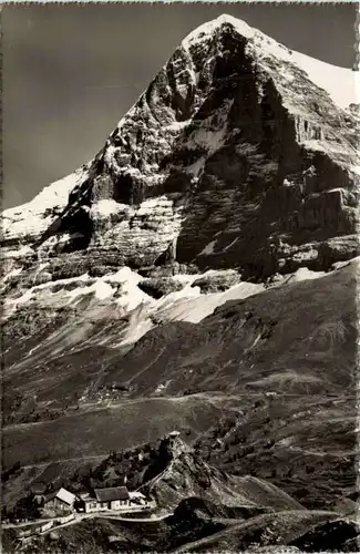 Grindelwald, Chalet mit Eiger-Nordwand -507648