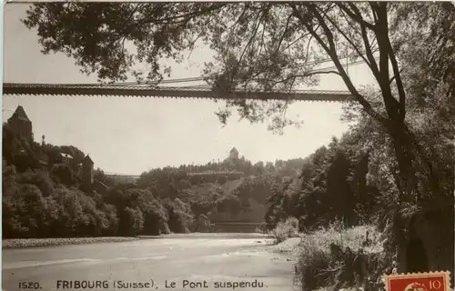 Fribourg - Le Pont suspendu -605490