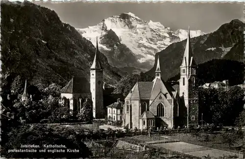 Interlaken, Kath. und Englische Kirche -507848