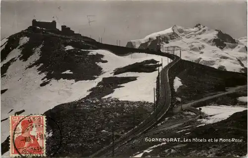 Gornergrat, Les Hotels et le Mont-Rose -508466