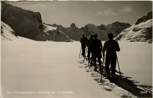 Auf Fornogletscher, Aufstieg zur Fornohütte -507968