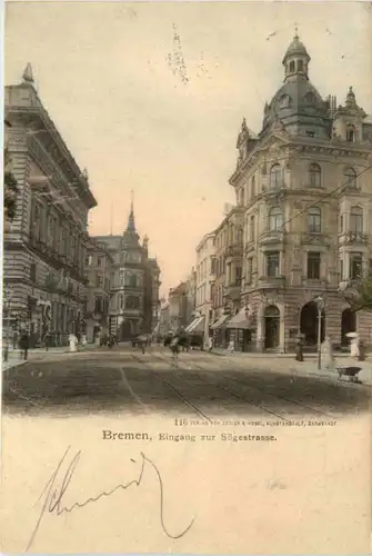 Bremen, Eingang zur Sögestrasse -376430