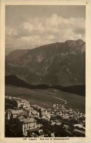 Leysin, Vue sur le Chamossaire -506518