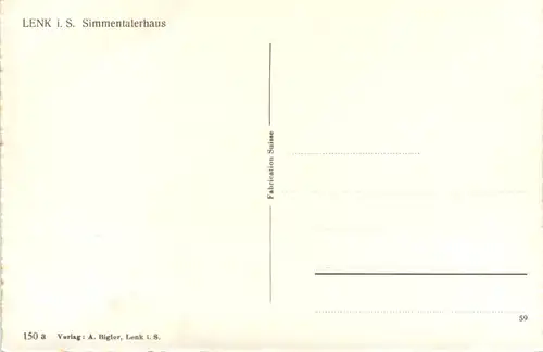 Lenk, Simmentalerhaus -508282