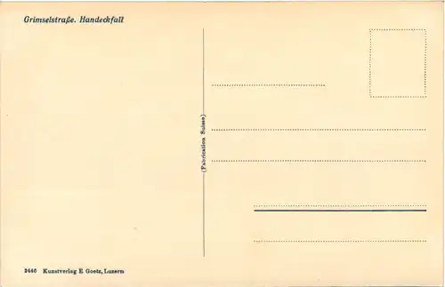 Grimselstrasse mit Postbus -605546