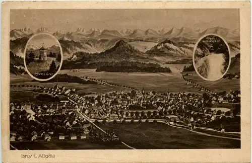 Isny im Allgäu - Künstler-AK Eugen Felle -605766