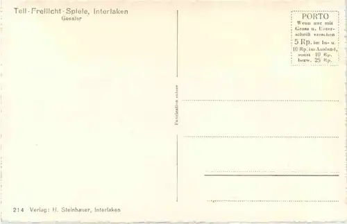 Interlaken, Tell-Freilicht-spiele -508584