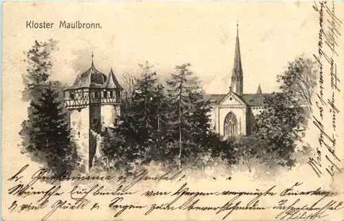 Kloster Maulbronn - Künstler-AK Eugen Felle -606710