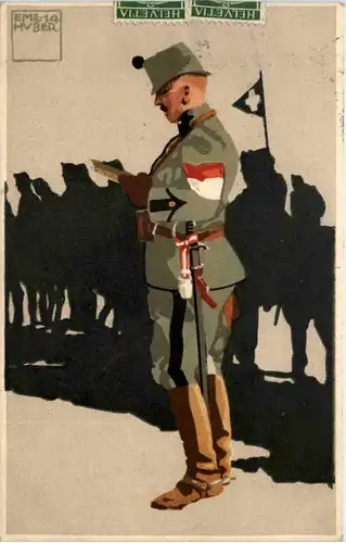 Schweizer Armee - Felduniform - Künstler Emil Huber -605248