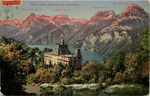 Morschach - Palace Hotel Axenfels mit Urneralpen -605476
