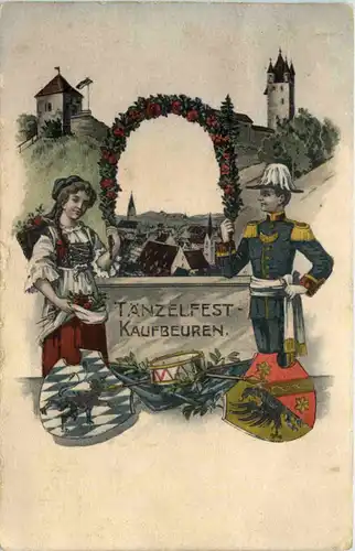 Kaufbeuren - Tänzelfest - Künstler-AK Eugen Felle -606380