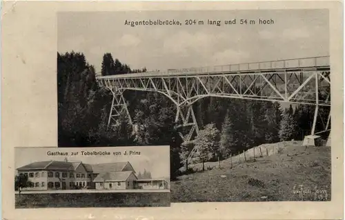 Argentobelbrücke - Künstler-AK Eugen Felle -607070