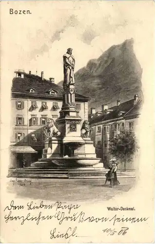 Bozen - Künstler-AK Eugen Felle -606326