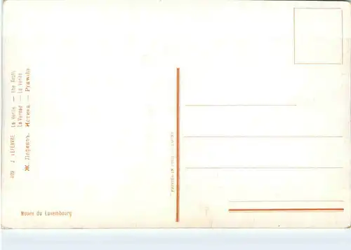 Künstlerkarte L. Lefebvre - Erotik -482756