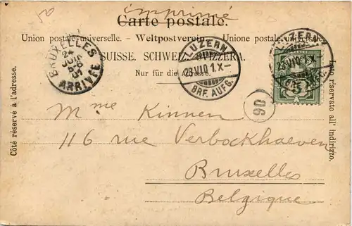 Luzern, und die Alpen -507398