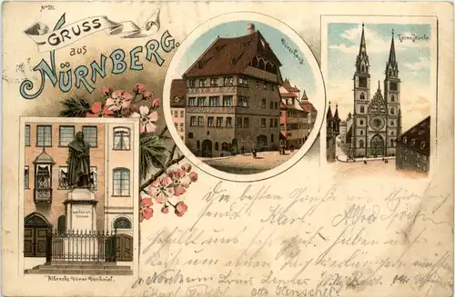 Gruss aus Nürnberg - Litho -482816