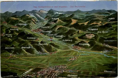 Schlachtfeld in den Vogesen - Colmar - Mpnstertal -606840