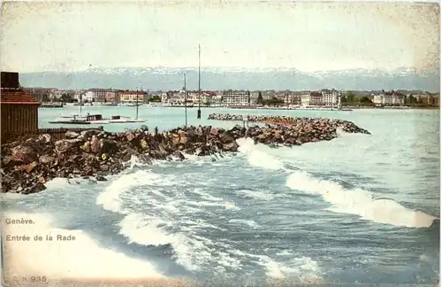 Geneve - Entree de la Rade -605564