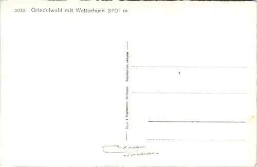 Grindelwald, mit Wetterhorn -507598