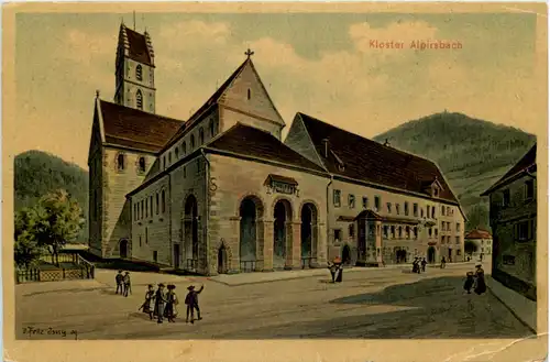 Kloster Alpirsbach - Künstler-AK Eugen Felle -607480