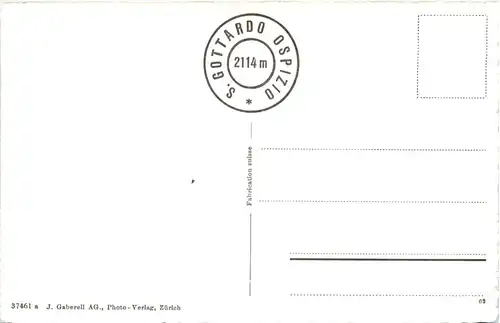 Gotthardhospiz m. Morgenstimmung -507718