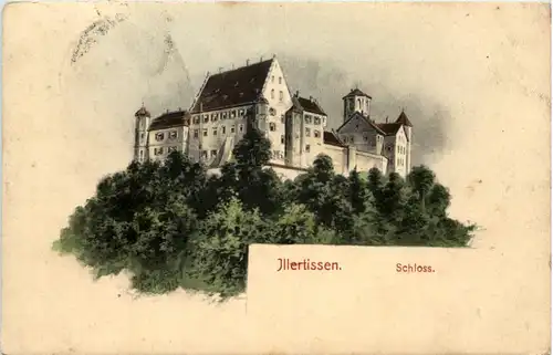 Illertissen - Schloss - Künstler-AK Eugen Felle -605902
