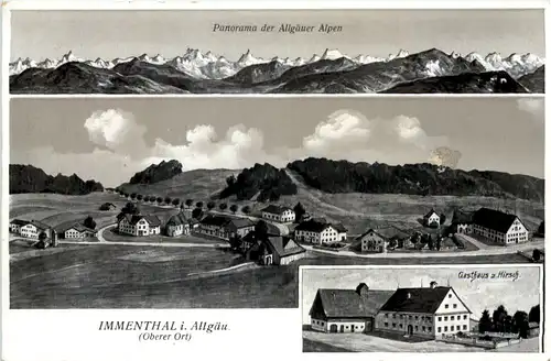 Immenthal im Allgäu - Künstler-AK Eugen Felle - Günzach -605942