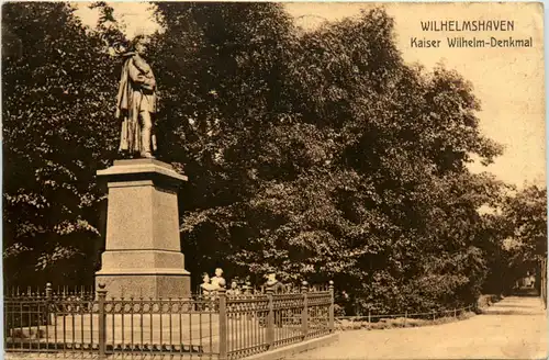 Gruss aus Wilhelmshaven - Kaiser Wilhelm Denkmal -483316