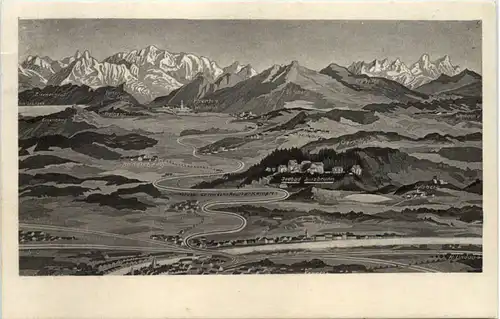 Jodbad Sulzbrunn - Künstler-AK Eugen Felle -607026