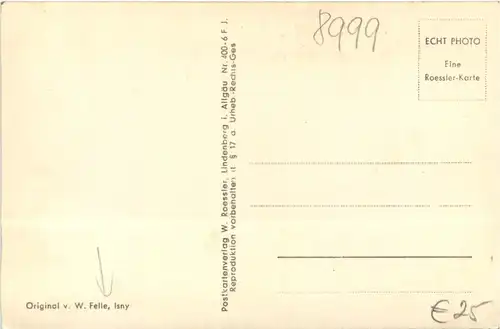 Börserscheidegg Allgäu - Künstler-AK Eugen Felle -607840