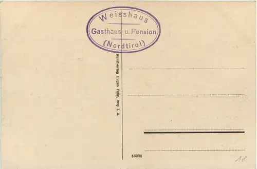 Weisshaus und Umgebung- Künstler-AK Eugen Felle -606022