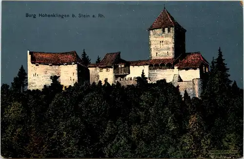 Burg Hohenklingen bei Stein am Rhein - Künstler-AK Eugen Felle -606248