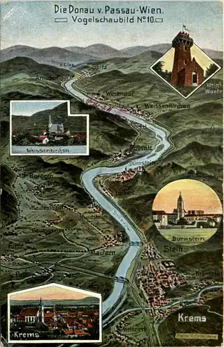 Krems Dürnstein Weissenkirchen - Künstler-AK Eugen Felle -606222