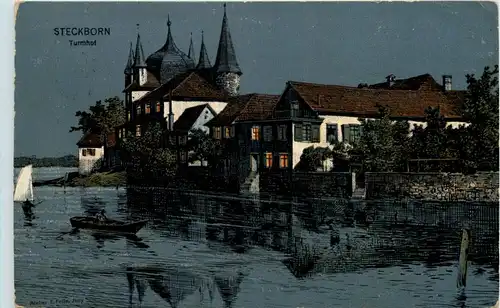 Steckborn - Turmhof - Künstler-AK Eugen Felle -606504