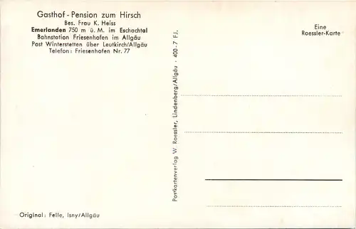 Eschachtal - Friesenhofen - Künstler-AK Eugen Felle -606796