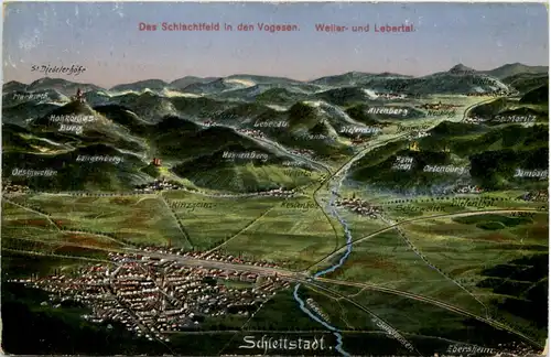 Schlachtfeld in den Vogesen - Weiler und Lebertal - Schlettstadt -606836