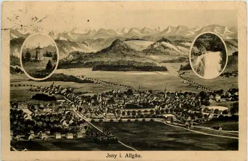 Isny im Allgäu - Künstler-AK Eugen Felle -607446