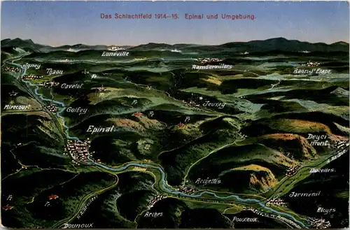 Schlachtfeld in den Vogesen - Epinal und Umgebung -606844