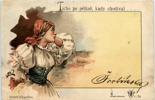 Frau in Tracht -483976