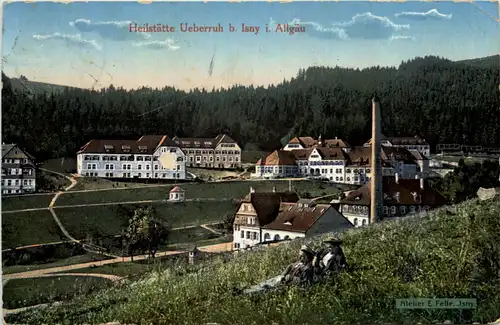Heilstätte Ueberruh bei Isny - Künstler-AK Eugen Felle -606944