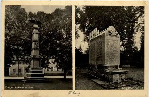 Loburg - Ehrenmal - Kriegerdenkmal -483996