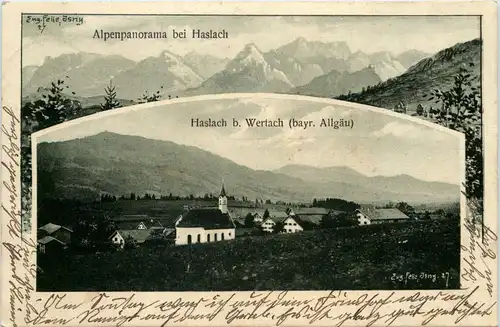 Haslach bei Wertach - Künstler-AK Eugen Felle -607068