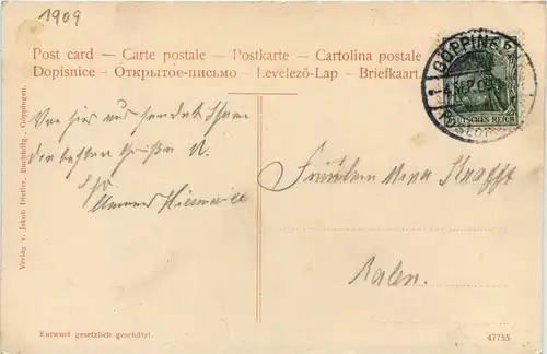 Göppingen - Künstler-AK Eugen Felle -607296