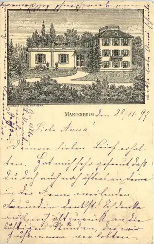 Lindau - Marienheim 1897- Vorläufer -608106
